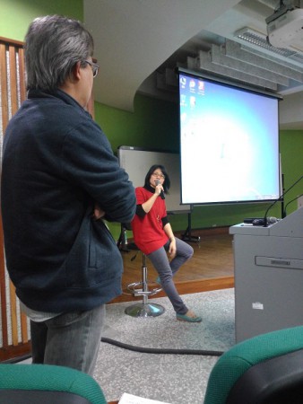 張歆昀老師與胡中凡老師交流與對話